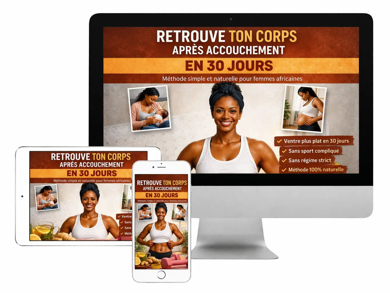 Retrouve ton corps après accouchement en 30 jours (Guide femmes africaines) – Image 4
